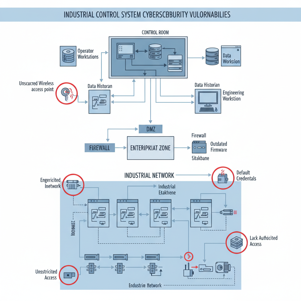 Diagrama de vulnerabilidades ICS