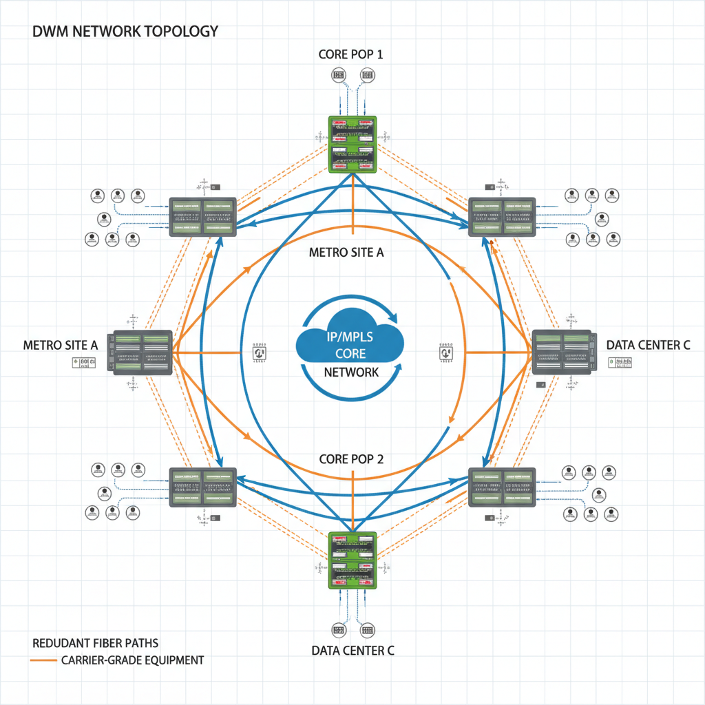 Arquitectura de red DWDM