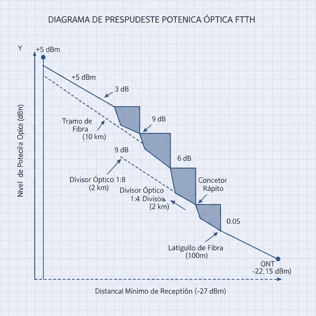 Diagrama de presupuesto de potencia