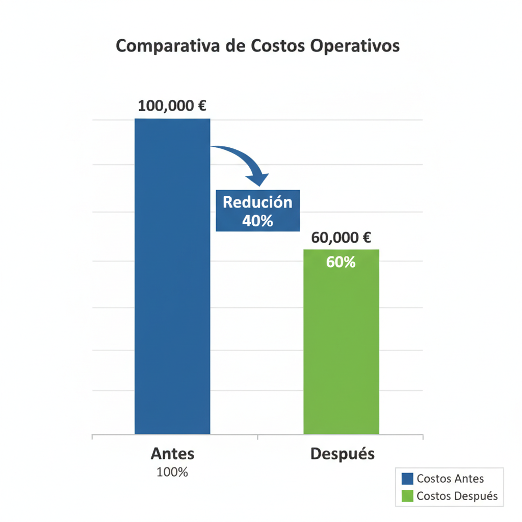 Comparación de costos operativos