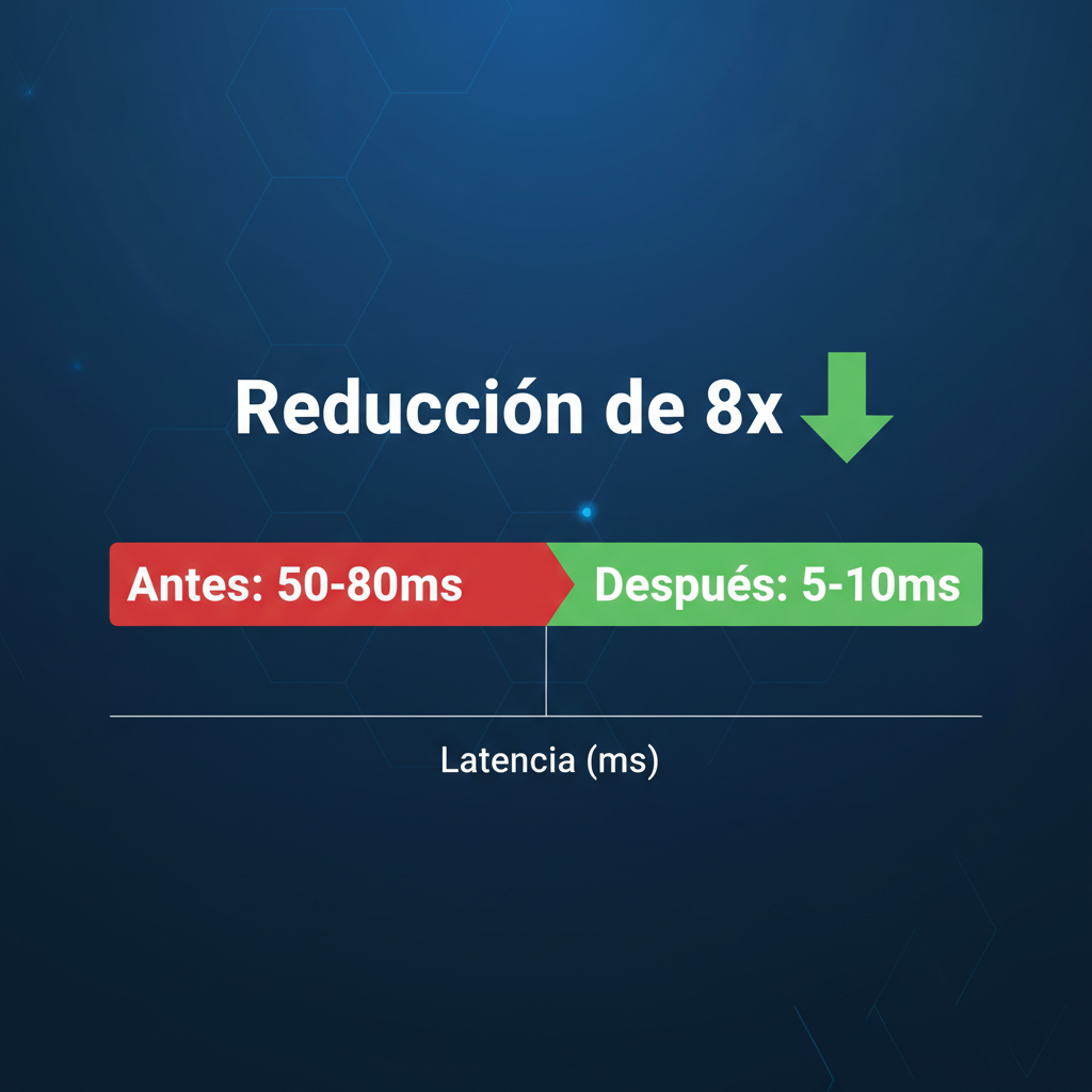 Comparación de Latencia